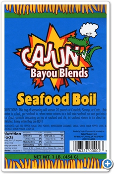 CAJUN BAYOU BLENDS - Seafood Boil