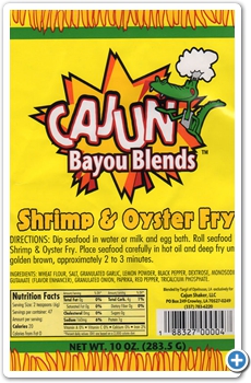 CAJUN BAYOU BLENDS - Shrimp & Oyster Fry